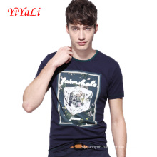 Men′s Fashion Printing Casual O-Neck Cotton T-Shirt